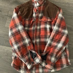 Men’s Field and stream fleece lined flannel shacket
